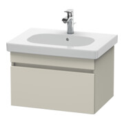 Duravit Meuble sous lavabo DuraStyle 60x45,3 cm, taupe, 1 tiroir, suspendu