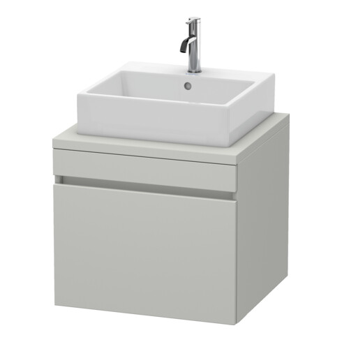 Duravit Meuble sous lavabo DuraStyle 60x54,8 cm, béton gris, 1 tiroir, sans plan