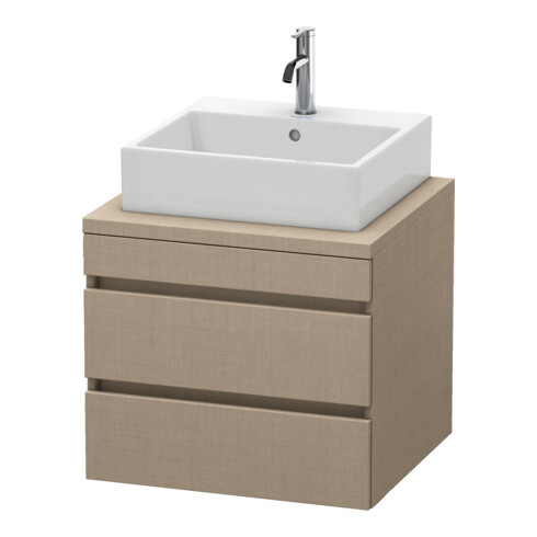 Duravit Meuble sous-lavabo DuraStyle 60x54,8 cm, blanc, 2 tiroirs, console f