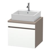 Duravit Meuble sous-lavabo DuraStyle 60x54,8 cm, blanc avec base, 1 tiroir-1