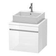 Duravit Meuble sous-lavabo DuraStyle 60x54,8 cm, blanc avec base, 1 tiroir-3
