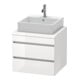 Duravit Meuble sous lavabo DuraStyle 60x54,8 cm, blanc brillant, 2 tiroirs-1