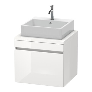 Duravit Meuble sous-lavabo DuraStyle 60x54,8 cm, blanc brillant, avec console, 1 tiroir