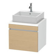 Duravit Meuble sous-lavabo DuraStyle 60x54,8 cm, blanc mat, 1 tiroir