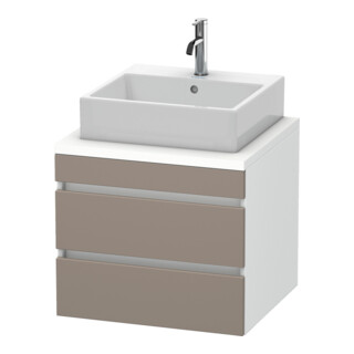Duravit Meuble sous-lavabo DuraStyle 60x54,8 cm, blanc mat, 2 tiroirs