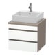 Duravit Meuble sous lavabo DuraStyle 60x54,8 cm, blanc mat, 2 tiroirs-1