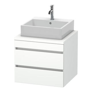 Duravit Meuble sous-lavabo DuraStyle 60x54,8 cm, blanc mat, 2 tiroirs
