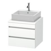 Duravit Meuble sous-lavabo DuraStyle 60x54,8 cm, blanc mat, 2 tiroirs-1