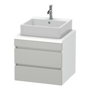 Duravit Meuble sous lavabo DuraStyle 60x54,8 cm, blanc mat, 2 tiroirs-1