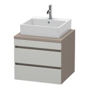 Duravit Meuble sous lavabo DuraStyle 60x54,8 cm, blanc mat, 2 tiroirs