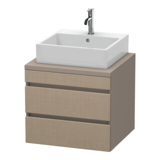 Duravit Meuble sous-lavabo DuraStyle 60x54,8 cm, blanc mat, 2 tiroirs