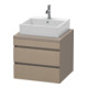 Duravit Meuble sous-lavabo DuraStyle 60x54,8 cm, blanc mat, 2 tiroirs-1