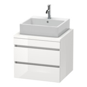 Duravit Meuble sous-lavabo DuraStyle 60x54,8 cm, blanc mat, 2 tiroirs-3