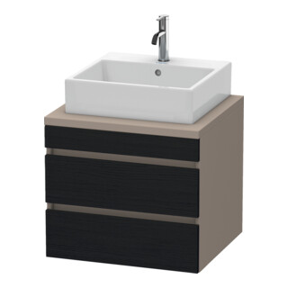 Duravit Meuble sous-lavabo DuraStyle 60x54,8 cm, blanc mat, avec 2 tiroirs