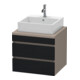 Duravit Meuble sous-lavabo DuraStyle 60x54,8 cm, blanc mat, avec 2 tiroirs-1