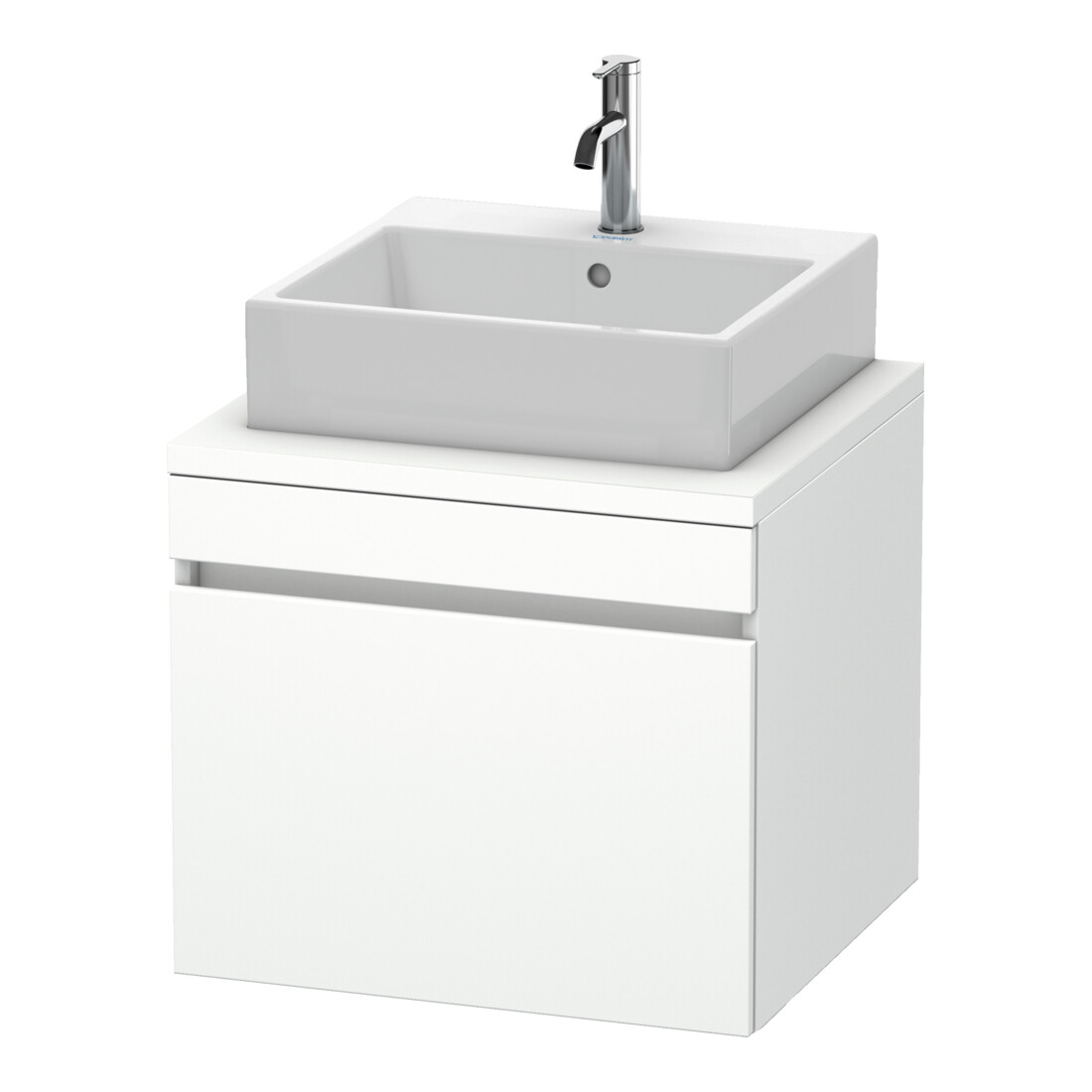 Duravit Meuble sous-lavabo DuraStyle 60x54,8 cm, blanc mat, pour console, 1 tiroir
