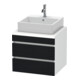 Duravit Meuble sous lavabo DuraStyle 60x54,8 cm, blanc œuf, 2 tiroirs-1