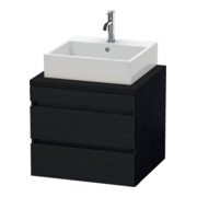 Duravit Meuble sous lavabo DuraStyle 60x54,8 cm, blanc œuf, avec 2 tiroirs-1