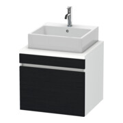 Duravit Meuble sous lavabo DuraStyle 60x54,8 cm, blanc œuf/brillant, 1 tiroir-1