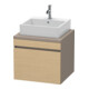 Duravit Meuble sous lavabo DuraStyle 60x54,8 cm, blanc œuf mat, 1 tiroir-1