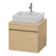 Duravit Meuble sous-lavabo DuraStyle 60x54,8 cm, chêne naturel, 1 tiroir, pour console-1