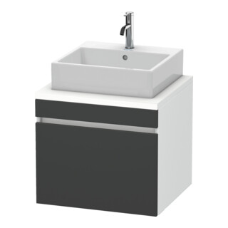 Duravit Meuble sous-lavabo DuraStyle 60x54,8 cm, gris m/we ma, avec 1 tiroir