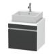 Duravit Meuble sous-lavabo DuraStyle 60x54,8 cm, gris m/we ma, avec 1 tiroir-1
