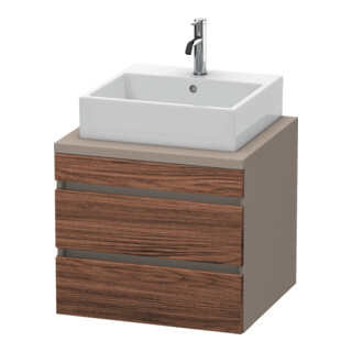 Duravit Meuble sous lavabo DuraStyle 60x54,8 cm, N dk/b ma, avec console, 2 tiroirs