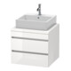 Duravit Meuble sous lavabo DuraStyle 60x54,8 cm, N dk/b ma, avec console, 2 tiroirs