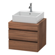 Duravit Meuble sous lavabo DuraStyle 60x54,8 cm, noyer naturel, pour console, 2 tiroirs-1
