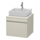 Duravit Meuble sous-lavabo DuraStyle 60x54,8 cm, taupe, pour console, 1 tiroir-1