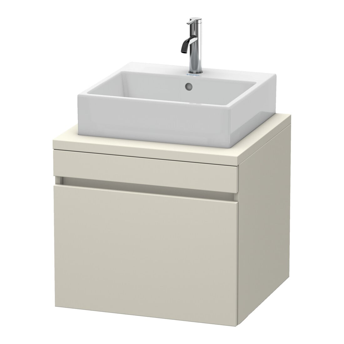 Duravit Meuble sous-lavabo DuraStyle 60x54,8 cm, taupe, pour console, 1 tiroir