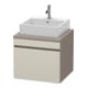Duravit Meuble sous-lavabo DuraStyle 60x54,8cm, taupe/mat, f Kons, 1 tiroir-1