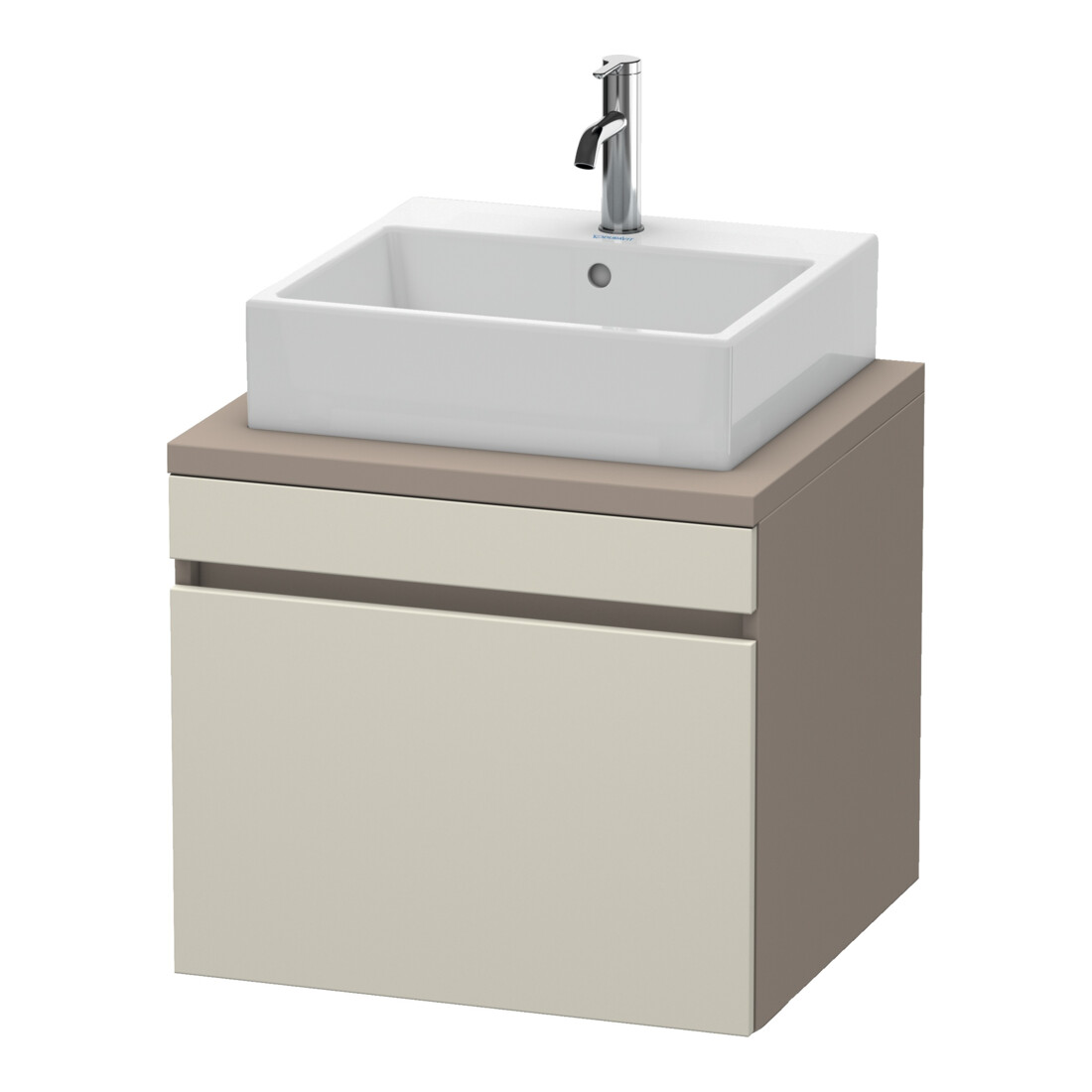 Duravit Meuble sous-lavabo DuraStyle 60x54,8cm, taupe/mat, f Kons, 1 tiroir