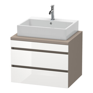 Duravit Meuble sous-lavabo DuraStyle 70x54,8 cm, blanc, 2 tiroirs