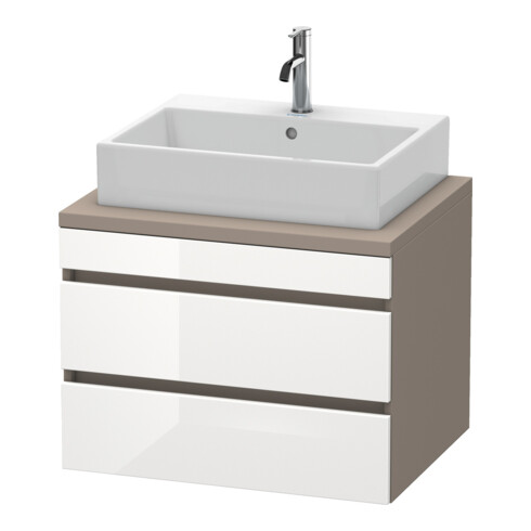 Duravit Meuble sous-lavabo DuraStyle 70x54,8 cm, blanc, 2 tiroirs