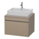 Duravit Meuble sous lavabo DuraStyle 70x54,8 cm, blanc mat, 1 tiroir-1