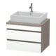 Duravit Meuble sous-lavabo DuraStyle 70x54,8 cm, blanc mat, 2 tiroirs-1