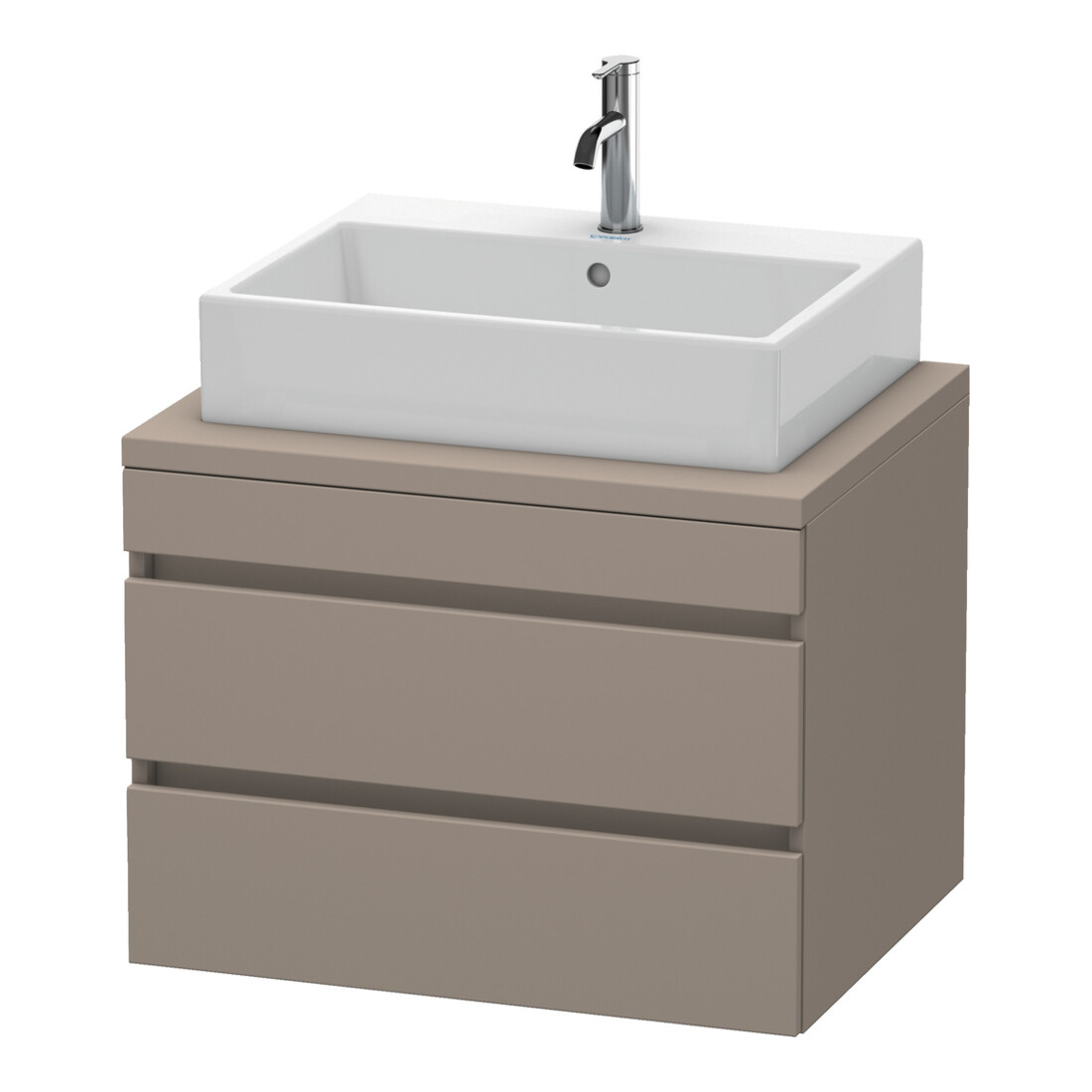 Duravit Meuble sous-lavabo DuraStyle 70x54,8 cm, blanc mat, 2 tiroirs