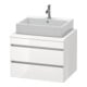 Duravit Meuble sous-lavabo DuraStyle 70x54,8 cm, blanc mat, 2 tiroirs