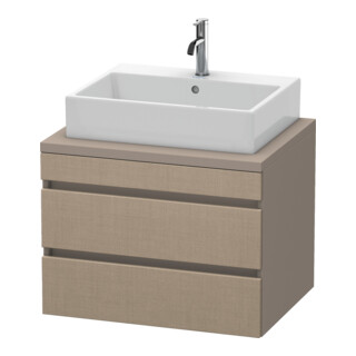 Duravit Meuble sous-lavabo DuraStyle 70x54,8 cm, blanc mat, 2 tiroirs