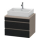 Duravit Meuble sous-lavabo DuraStyle 70x54,8 cm, blanc mat, 2 tiroirs-1