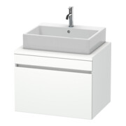 Duravit Meuble sous-lavabo DuraStyle 70x54,8 cm, blanc mat, pour console, 1 tiroir