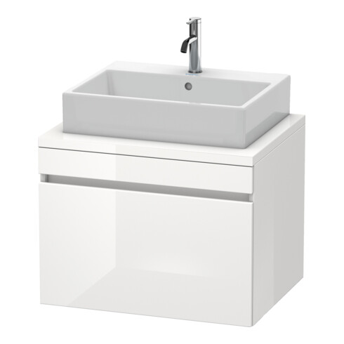 Duravit Meuble sous-lavabo DuraStyle 70x54,8 cm, blanc mat, pour console, 1 tiroir