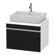 Duravit Meuble sous lavabo DuraStyle 70x54,8 cm, blanc œuf, 1 tiroir, montage suspendu