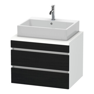 Duravit Meuble sous lavabo DuraStyle 70x54,8 cm, blanc œuf, 2 tiroirs