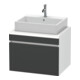 Duravit Meuble sous-lavabo DuraStyle 70x54,8 cm, gris m/we ma, f Kons, 1 tiroir-1
