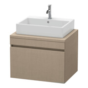 Duravit Meuble sous lavabo DuraStyle 70x54,8 cm, lin, pour console, 1 tiroir-1