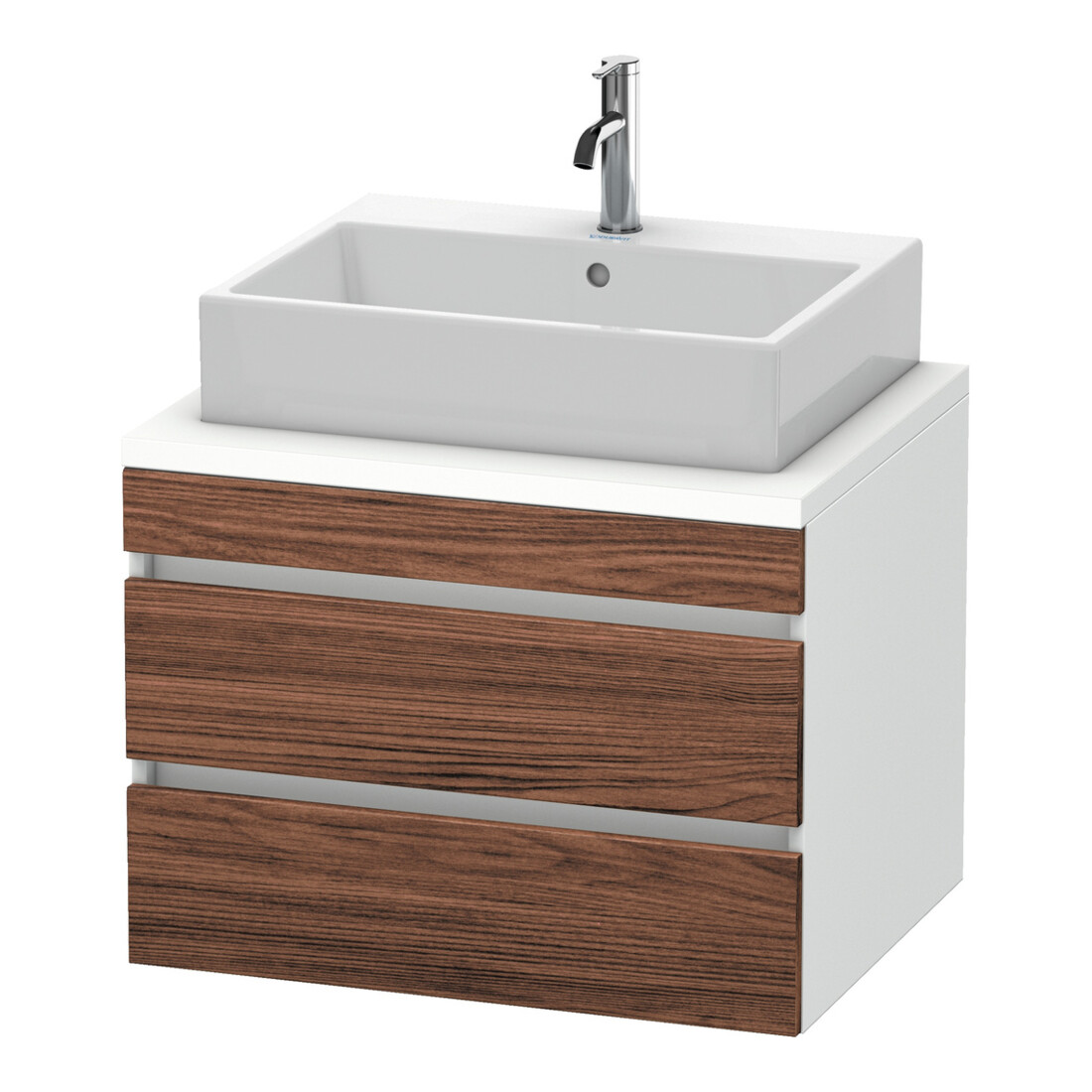 Duravit Meuble sous-lavabo DuraStyle 70x54,8 cm, N dk/bl ma, avec console, 2 tiroirs
