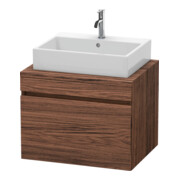 Duravit Meuble sous-lavabo DuraStyle 70x54,8 cm, noyer foncé, pour console, 1 tiroir-1